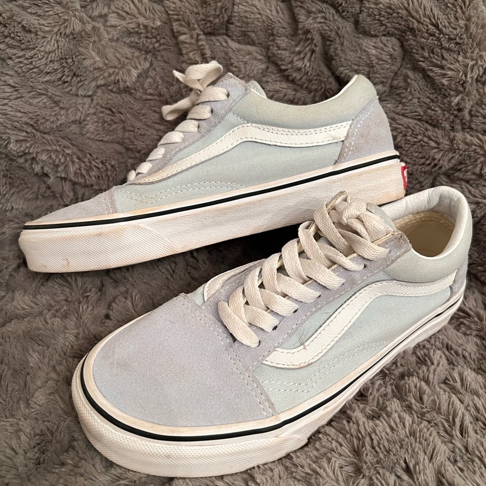 Vans Old Skool Shoes  Women’s Size 6 light blue